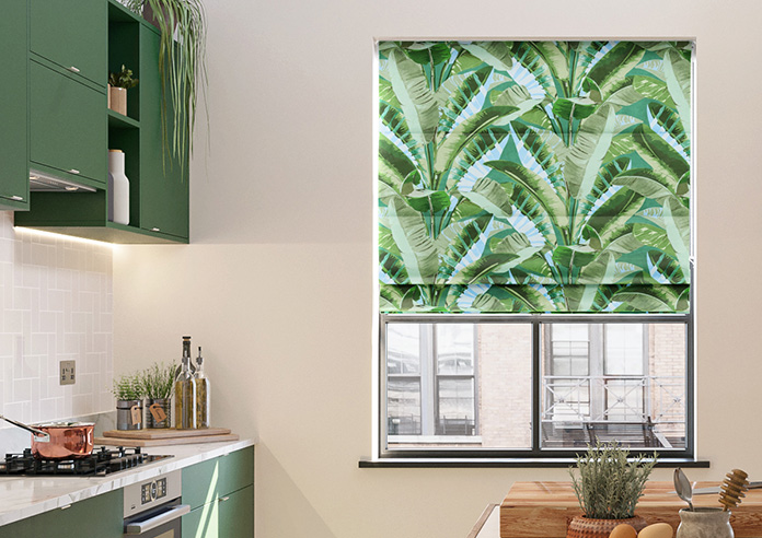 Rodeo Drive, Jade - Twist&Fit Roman Blind - Image 3